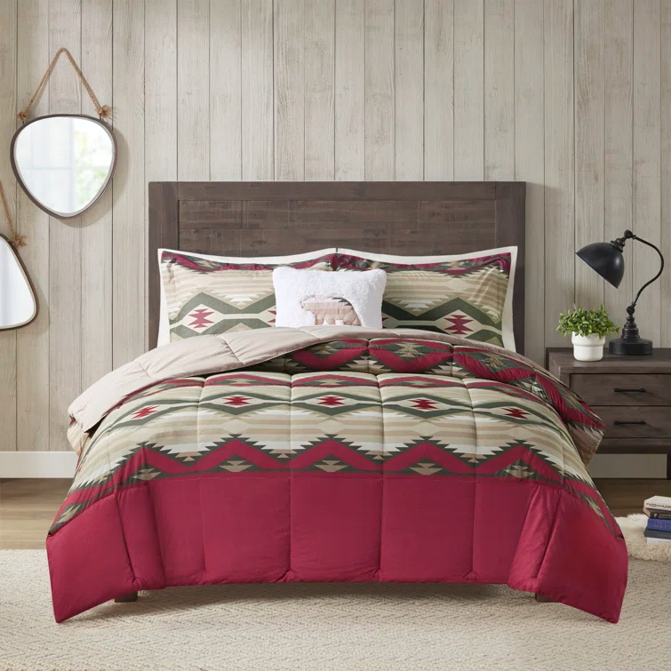Woolrich Woolrich Emmet Creek Down Alternative Comforter Set with Throw Pillow