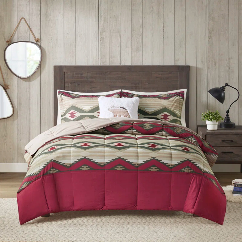 Woolrich Woolrich Emmet Creek Down Alternative Comforter Set with Throw Pillow
