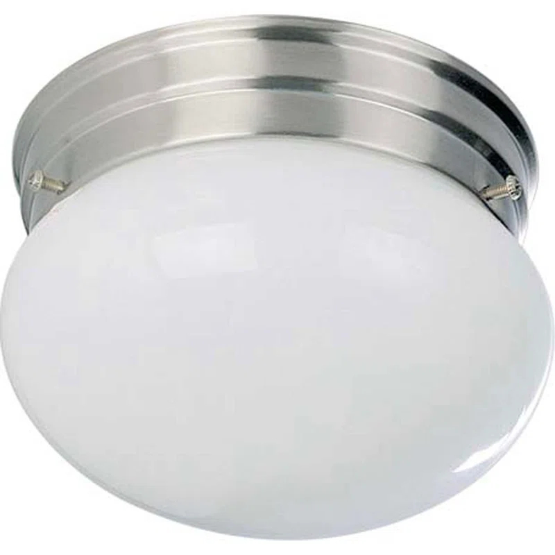 Winston Porter Fuhrmann Glass Flush Mount