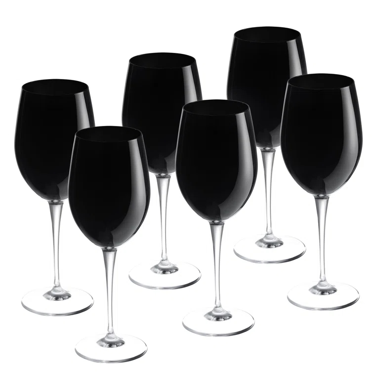 Majestic Crystal Crystal Wine Glass Set (Set of 6)