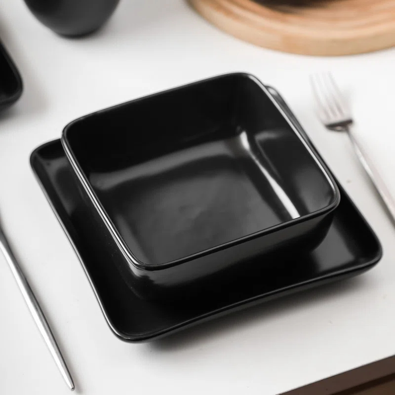 Stone Lain Amy 24-Piece Dinnerware Set Porcelain & Reviews | Wayfair