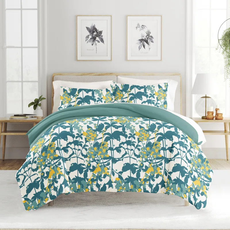 Becky Cameron Duvet Cover Set Boho Flower Reversible