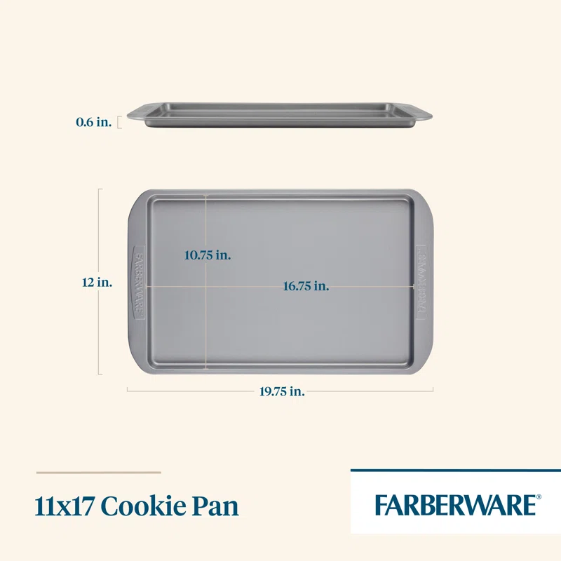 Farberware Farberware Nonstick Bakeware Perforated Pizza Pan And Baking Sheet Set, 2-Piece