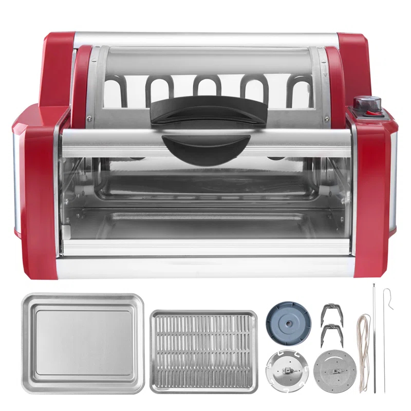 Stellweilan Tessberg Stainless Steel Shawarma Grill Machine Electric Gyro Rotisserie Doner