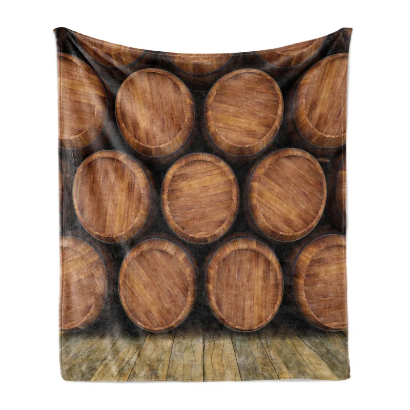 Ambesonne Fleece Throw Blanket