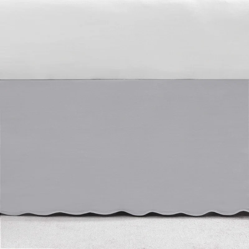 Stone Cottage Bedding Stone Cottage Solid Scalloped Cotton Bedskirt
