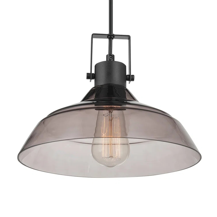Globe Electric Company Sutton 1 - Light Matte Black Single Pendant