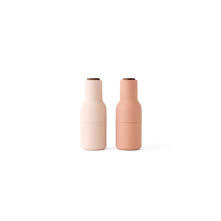 Salt and Pepper Bottle Grinders (Set of 2) - Nude