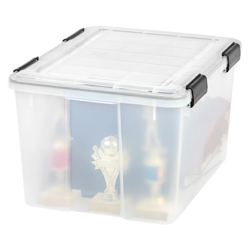 IRIS USA, Inc. 6.5 Qt./2 Gal. Weatherproof Storage Tote