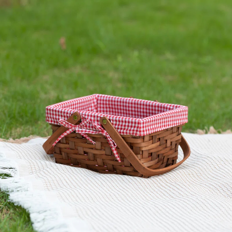 Rebrilliant Rebrilliant Solid Wood Basket