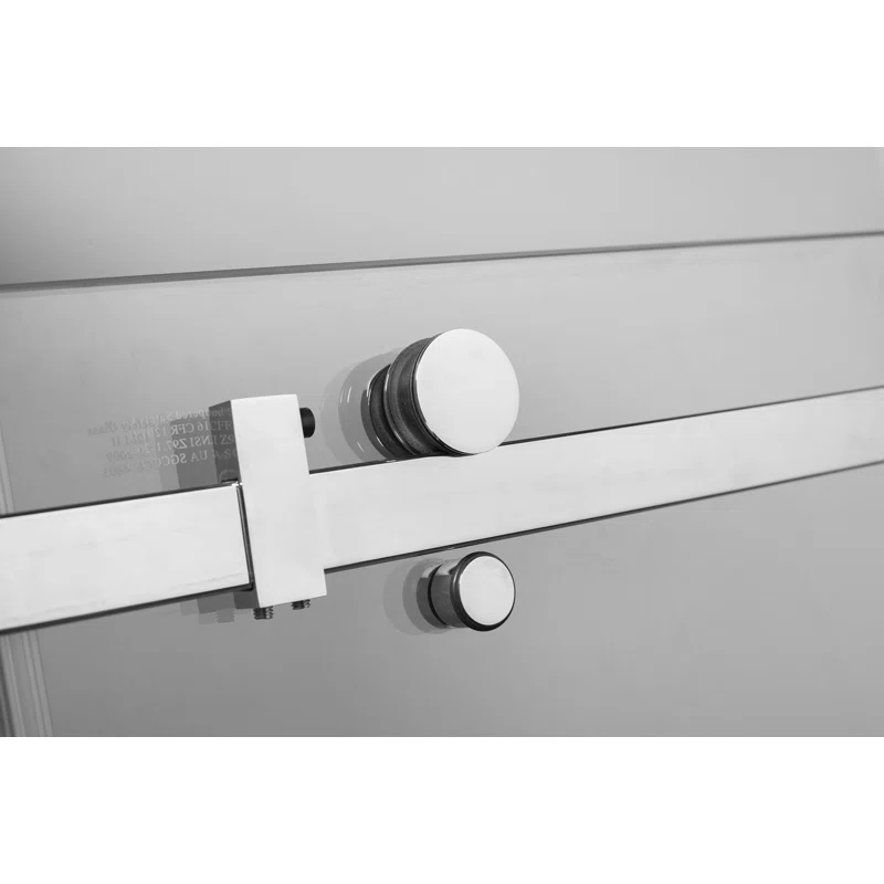 Aston SDR976-CH-72-10 Moselle 75" H Single Sliding Frameless Shower Door