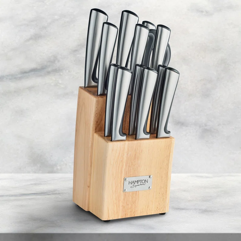 Hampton Signature Orion Blue 14 Piece Cutlery Block Set