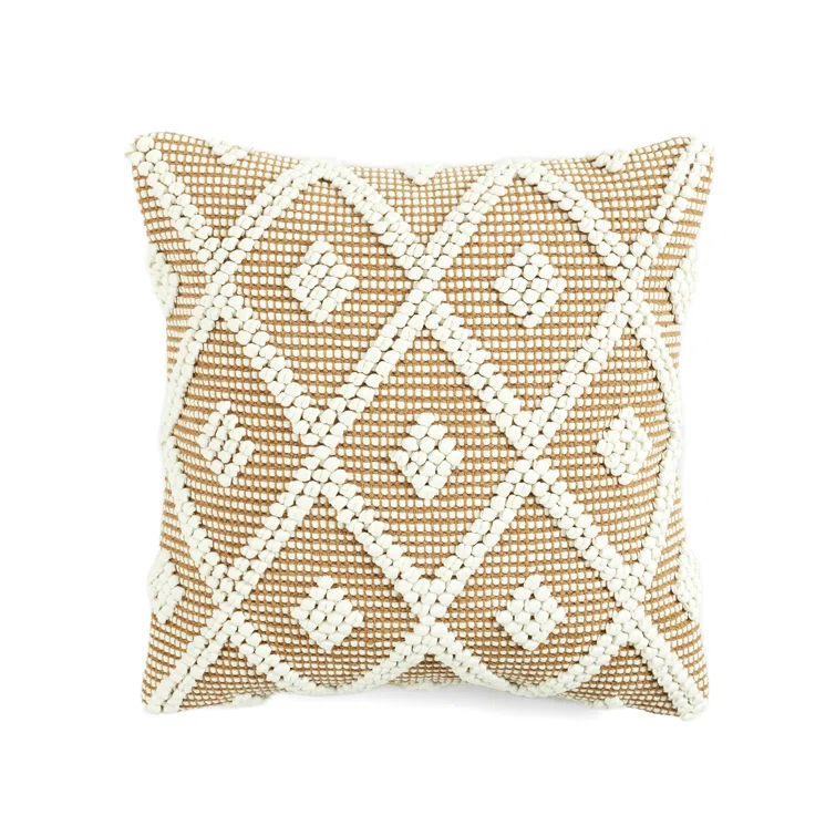 Lush Decor Geometric Square Pillow Cover