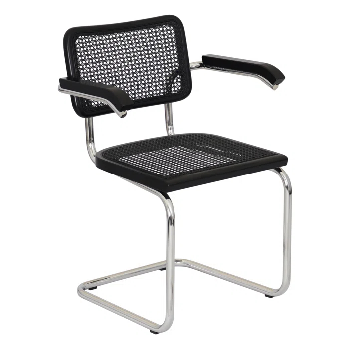 Breuer Chair Company Marcel Breuer Cesca Cane Cantilever Dining Armchair Arm Chair