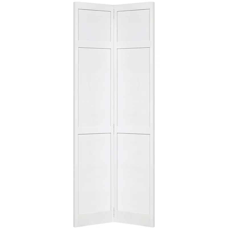 Kimberly Bay Paneled Wood Primed Bi-Fold Door