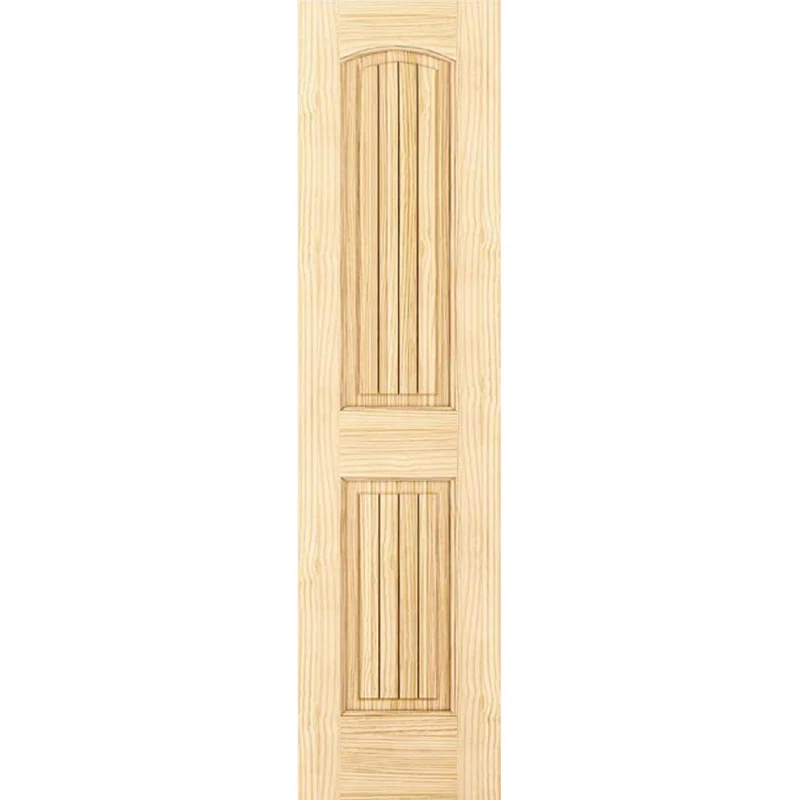 Paneled Solid Wood Unfinished Colonial Standard Door