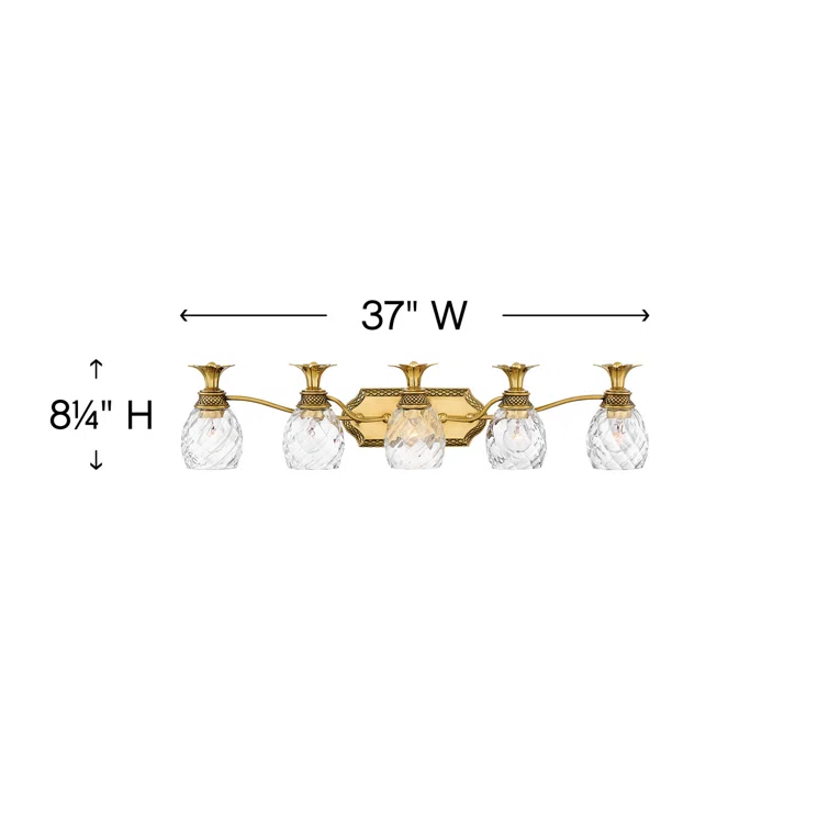 Hinkley Plantation 5-Light Dimmable Vanity Light