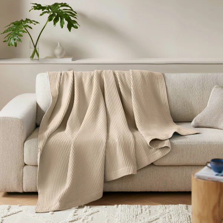 Waffle Weave Cotton Blanket