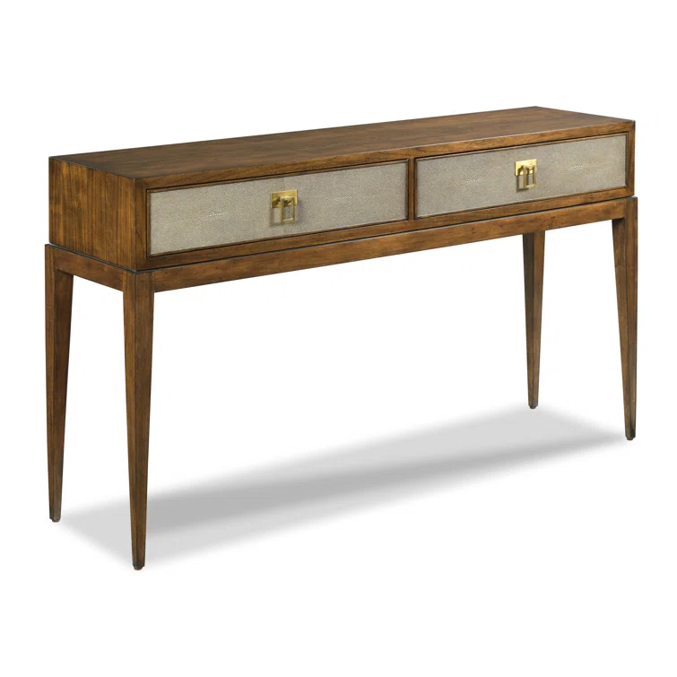 Woodbridge Furniture Savoye 60'' Solid Wood Top Console Table