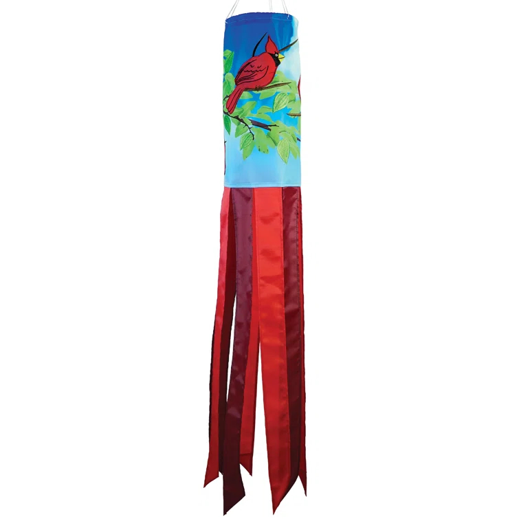 In The Breeze Double Sided 40'' H x 6'' W Polyester Wind Sock