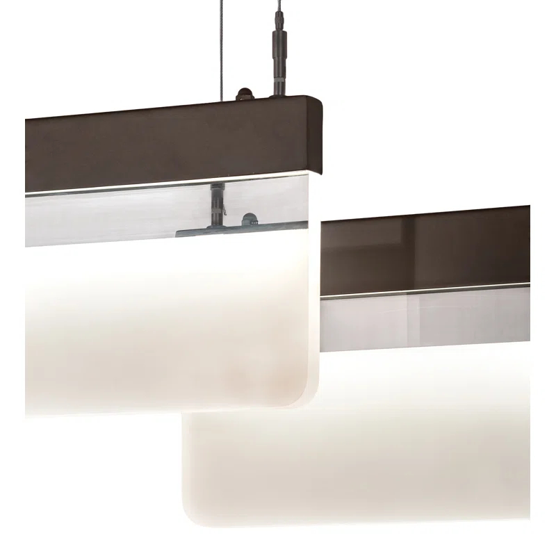 Lineal 5 - Light Bronze LED Cluster Pendant