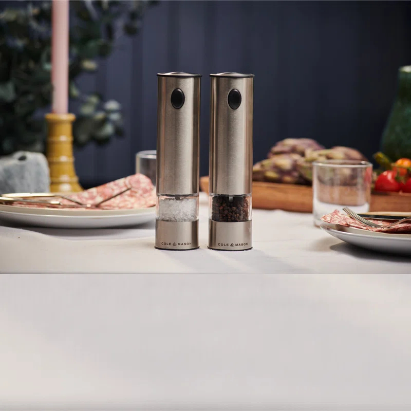 Cole & Mason Cole & Mason Battersea Electric Salt And Pepper Grinder Set