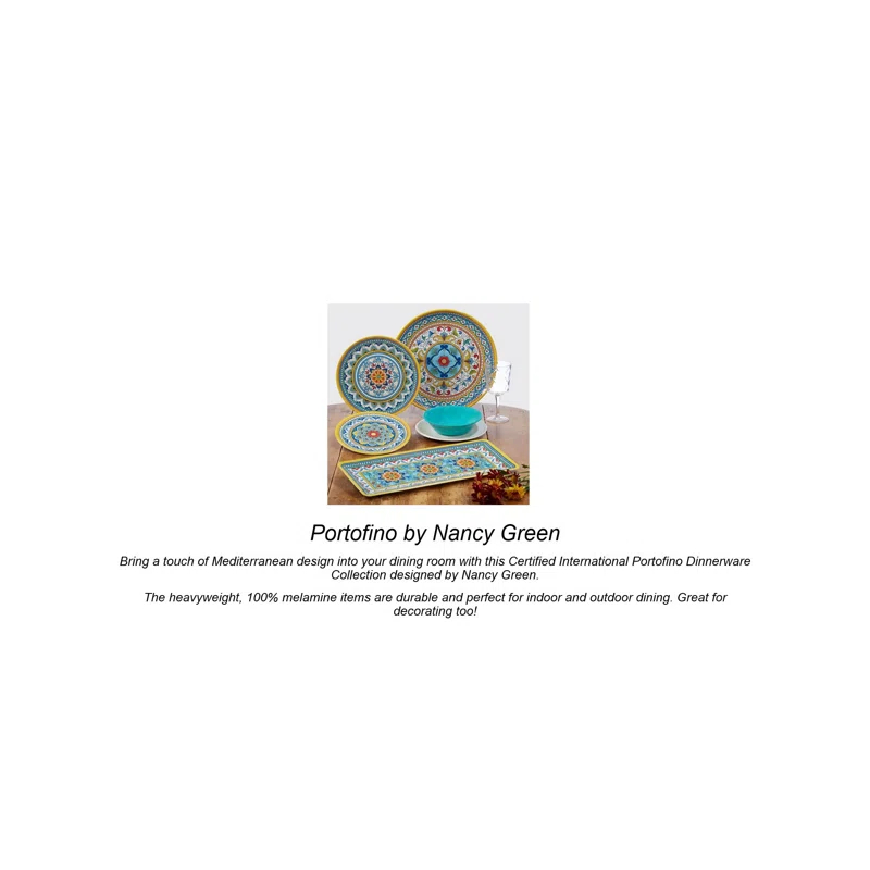 Certified International Certified International Portofino Set/6 Salad Plate 9" (Set of 6)
