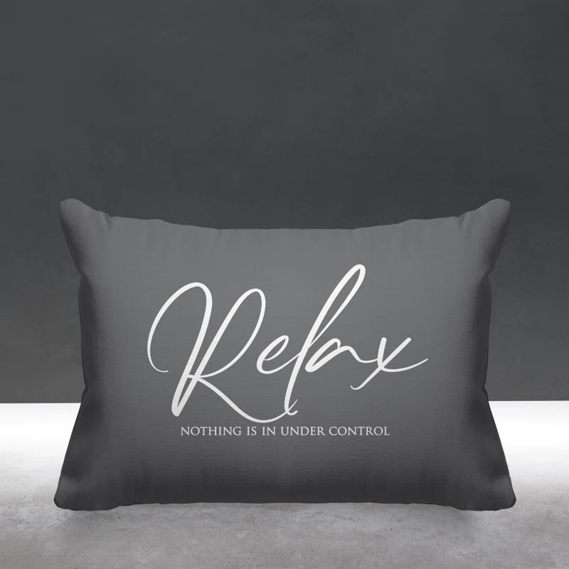 Designs Direct Creative Group Textual Indoor/Outdoor Throw Pillow