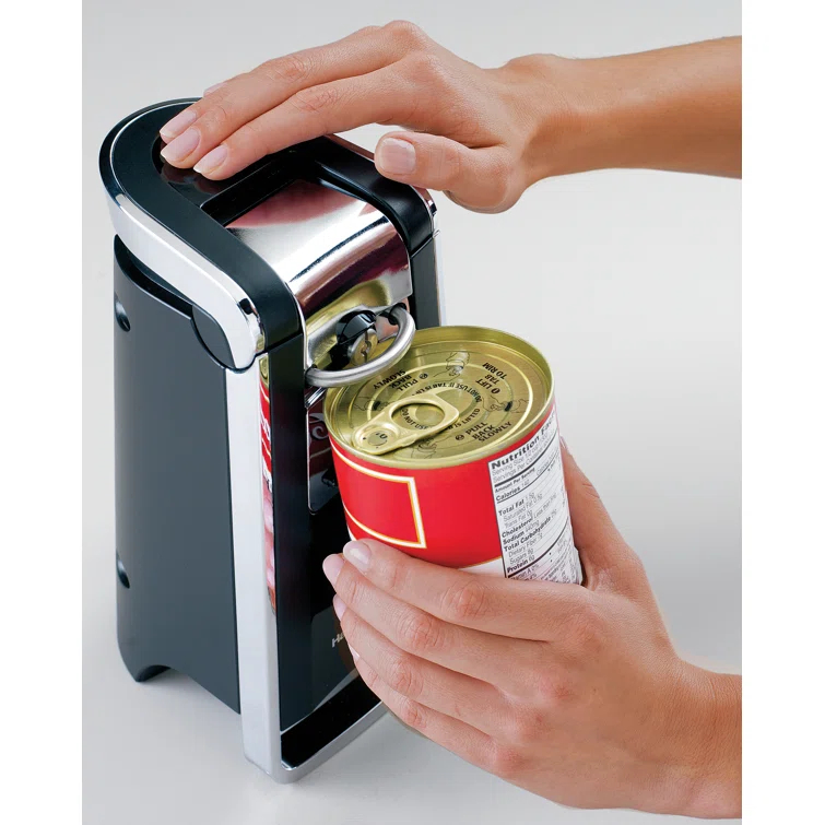 Hamilton Beach Hamilton Beach SmoothTouch Electric Automatic Can Opener with Easy Push Down Lever, Eliminates Sharp Edges, Opens All Standard-Size and Pop-Top Cans, Extra Tall