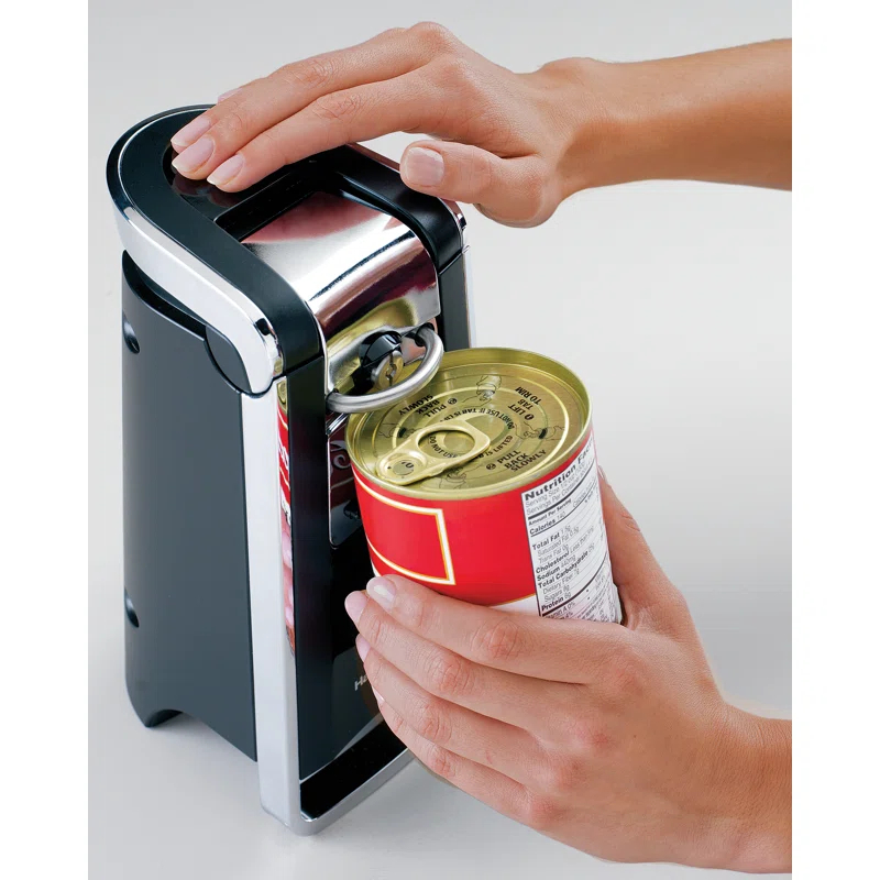 Hamilton Beach Hamilton Beach SmoothTouch Electric Automatic Can Opener with Easy Push Down Lever, Eliminates Sharp Edges, Opens All Standard-Size and Pop-Top Cans, Extra Tall