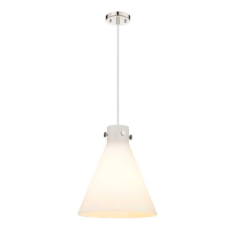 Innovations Lighting Newton Cone 1 Light 14" Cord Hung Pendant | Wayfair