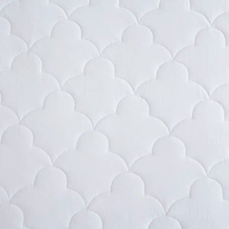 Madison Park All Natural Cotton Percale Quilted Mattress Pad