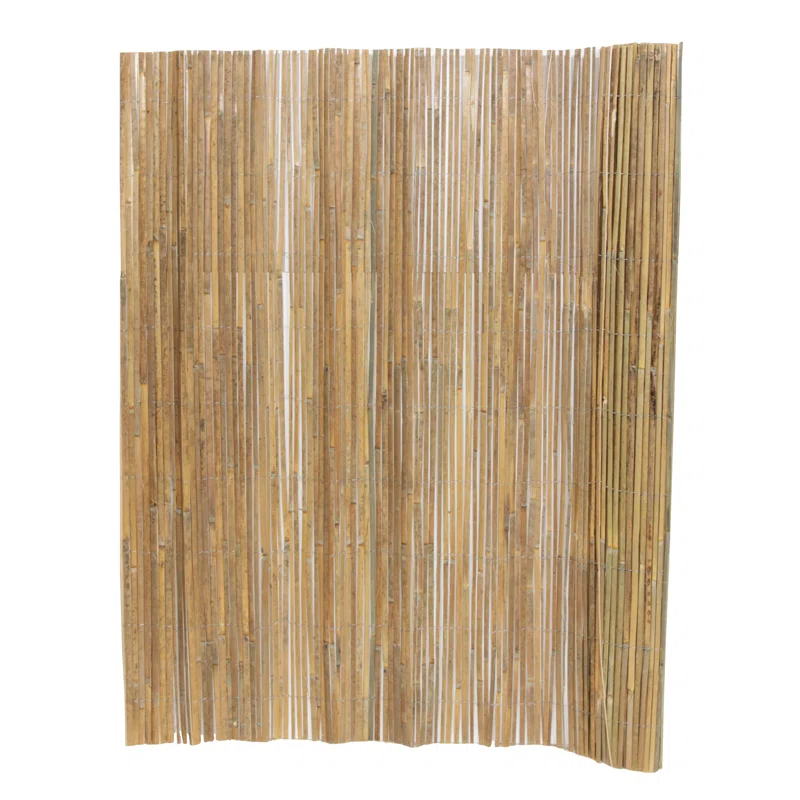 Garden Path 48'' H x 96'' W Brown Bamboo Fencing