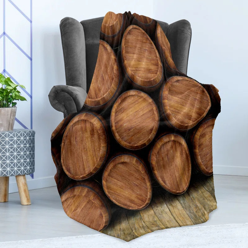 Ambesonne Fleece Throw Blanket