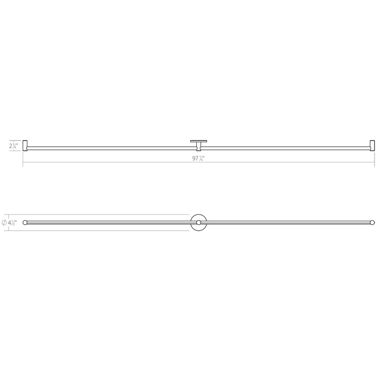 SONNEMAN Purolinear 360 2 - Light Dimmable LED Vanity Light