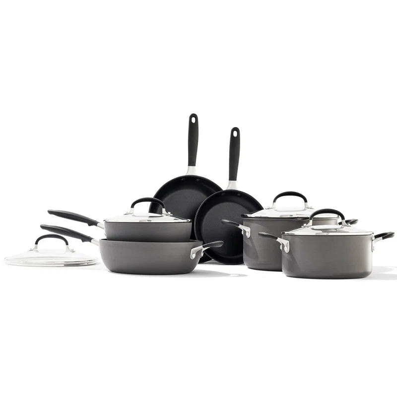 OXO OXO 10 Piece Anodized Aluminum Cookware Set