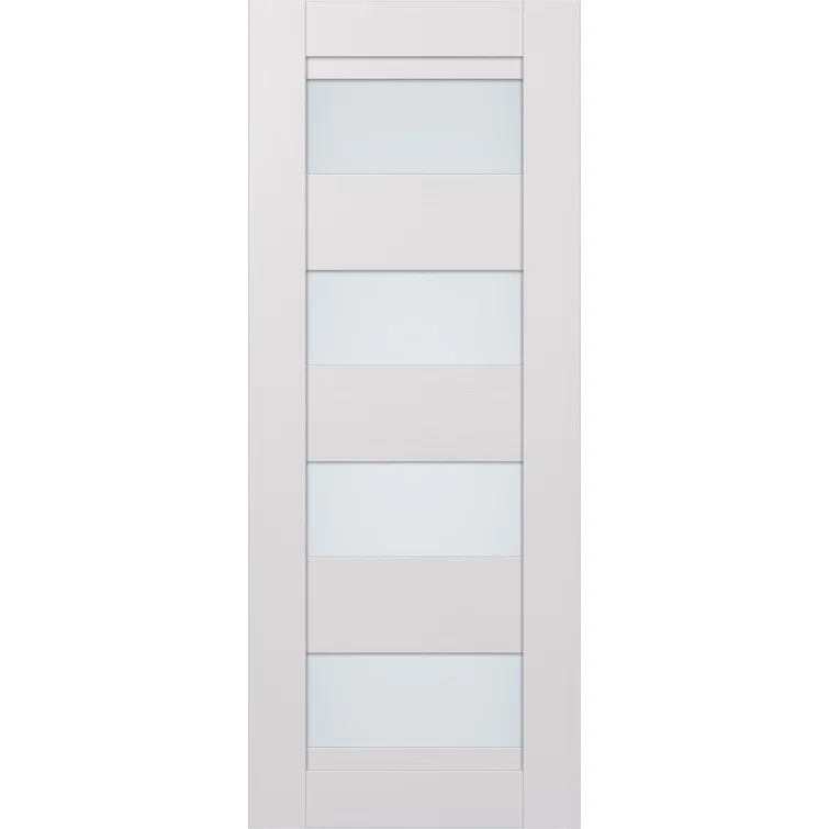Belldinni Della Solid + Manufactured Wood Paneled Matte Slab Door