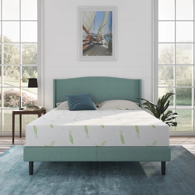 Nap Queen Anula, Green Tea Infused Medium Firm Memory Foam Mattress