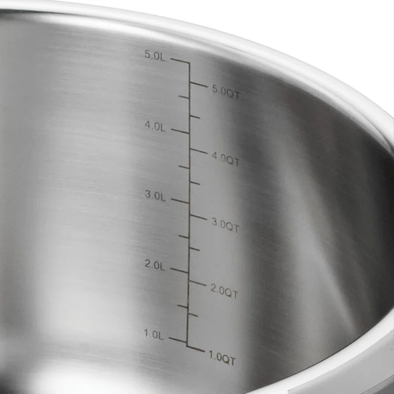Tramontina Utsava Tri-Ply Clad Stainless Steel Tope with Lid, Patila Pot for Indian Cooking & Reviews | Wayfair