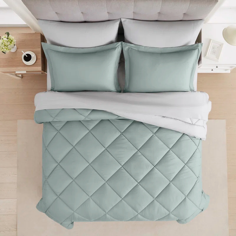 Modern Threads Modern Threads 7-Piece Reversible Comforter Set - Includes Comforter, Sheets, Pillowcases, and Shams