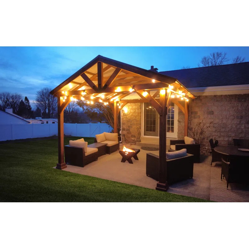 Westmont 12 Ft. W x 12 Ft. Wood Pavilion