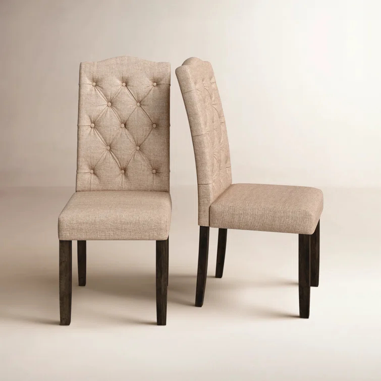 Bianca Tufted Parson Chairs (Set of 2)