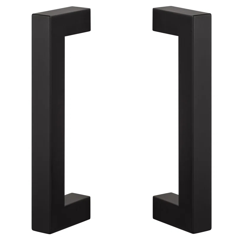 Sure-Loc Hardware Barn Door Handle, 9", Square, 2-sided (Set of 2)