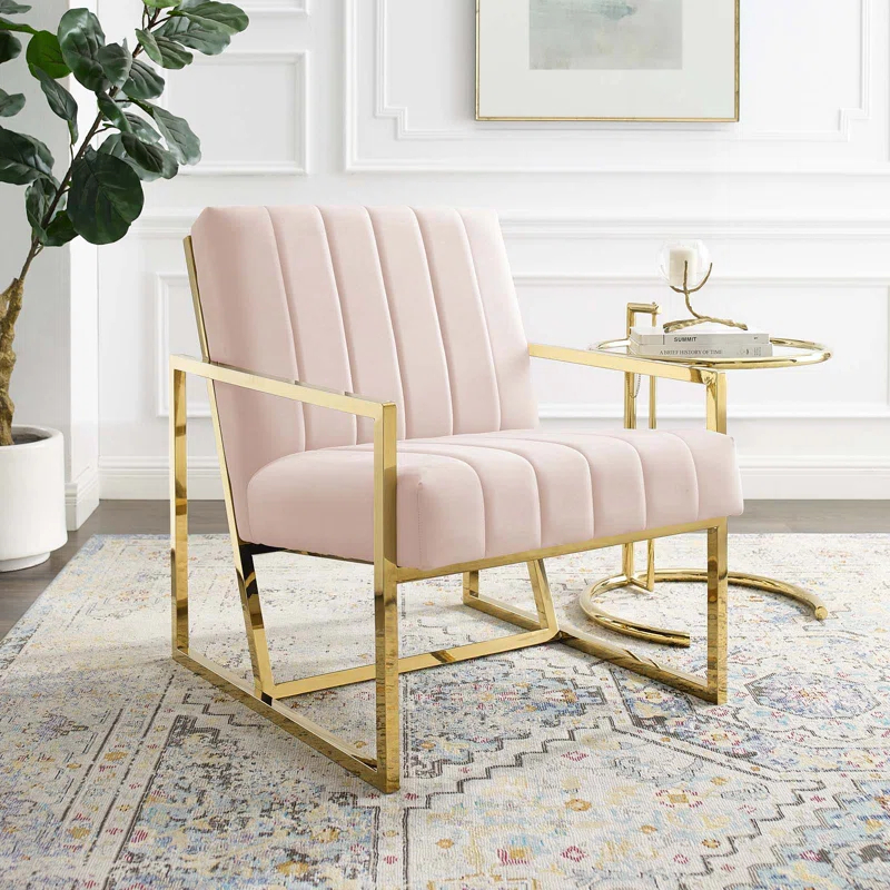 Modway Modway Inspire Channel Tufted Performance Velvet Armchair