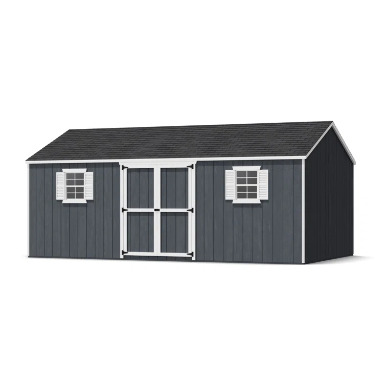 Little Cottage Co. Value Workshop Outdoor Wood Storage Shed