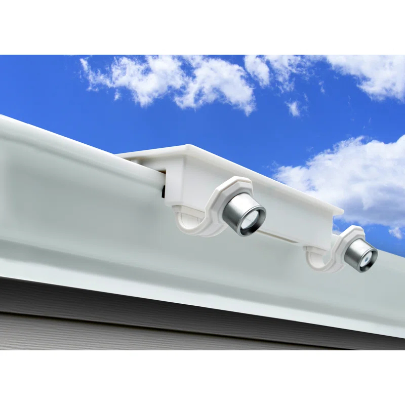 STKR Concepts 2 - Head LED Solar Powered Dusk to Dawn Outdoor Security Spotlight