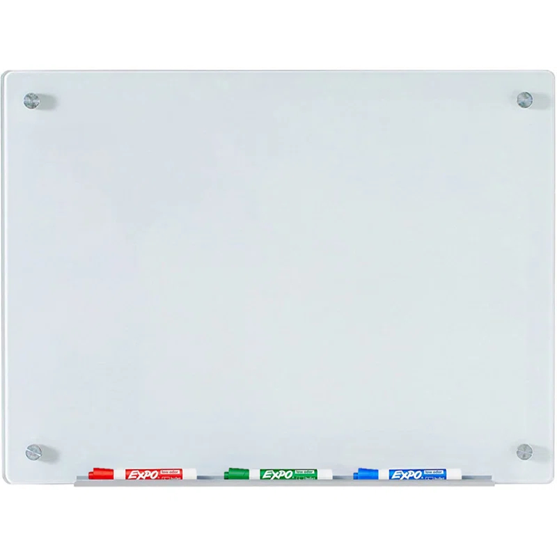Audio-Visual Direct Wall Mounted Glass Board & Reviews | Wayfair
