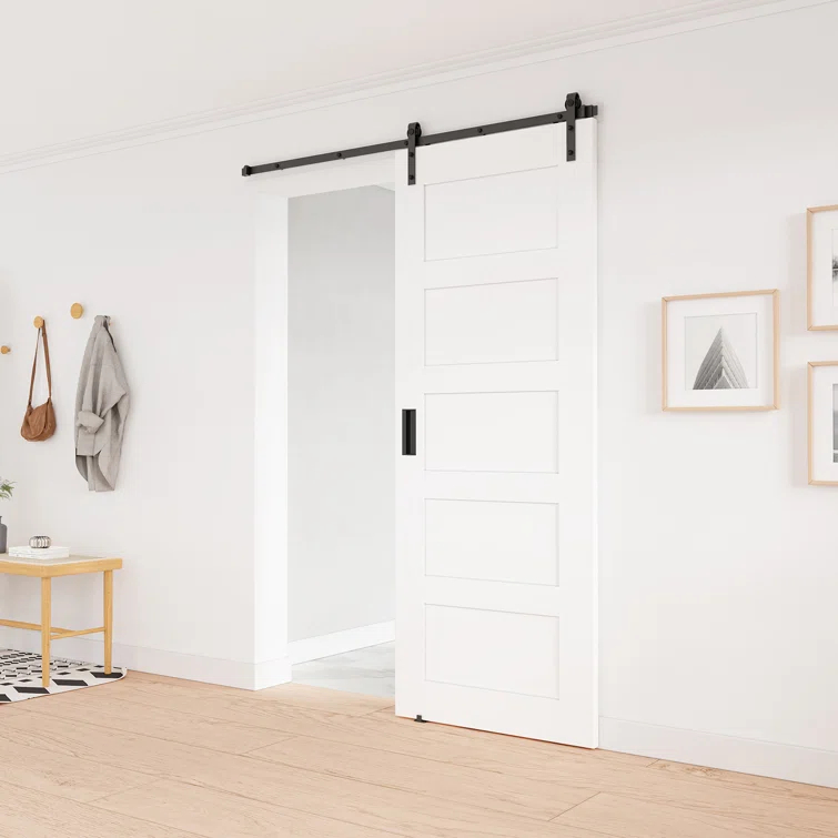 Lazio Antique Sliding Standard Single Track Barn Door Hardware Kit