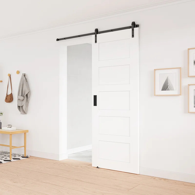 Lazio Antique Sliding Standard Single Track Barn Door Hardware Kit
