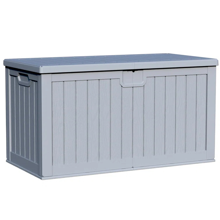 Patiowell 230 Gallons Water Resistant Resin Lockable Deck Box